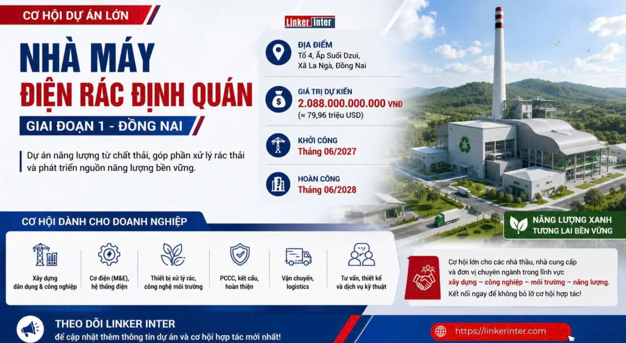 ♻️ DINH QUAN WASTE-TO-ENERGY PLANT PHASE 1 – DONG NAI