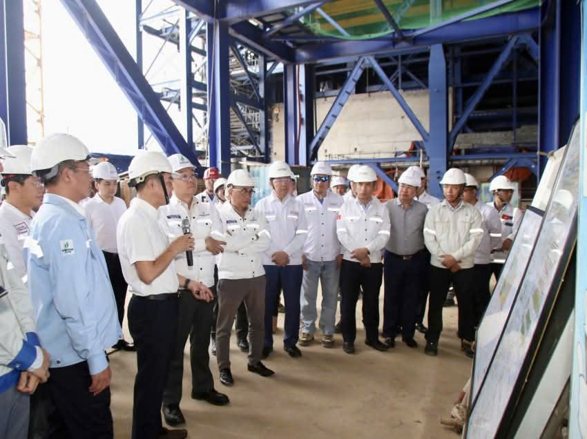 DETERMINATION TO BRING THE LONG PHU 1 THERMAL POWER PLANT PROJECT TO THE FINISH LINE ON SCHEDULE